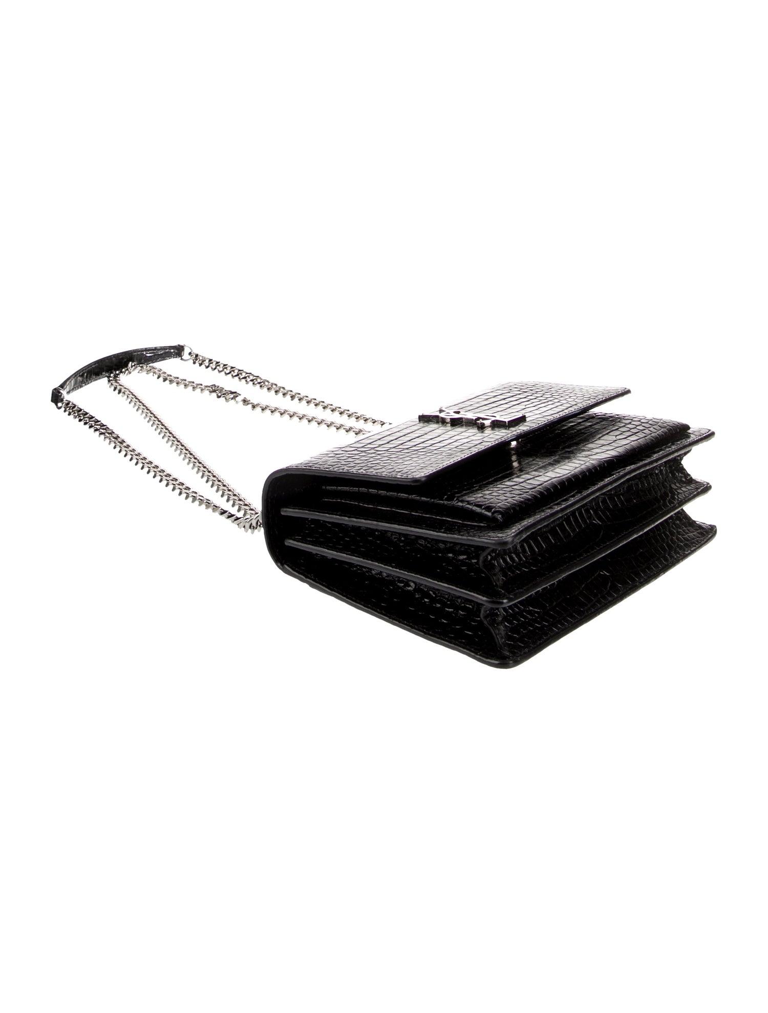 Saint Laurent Embossed Leather Sunset Medium